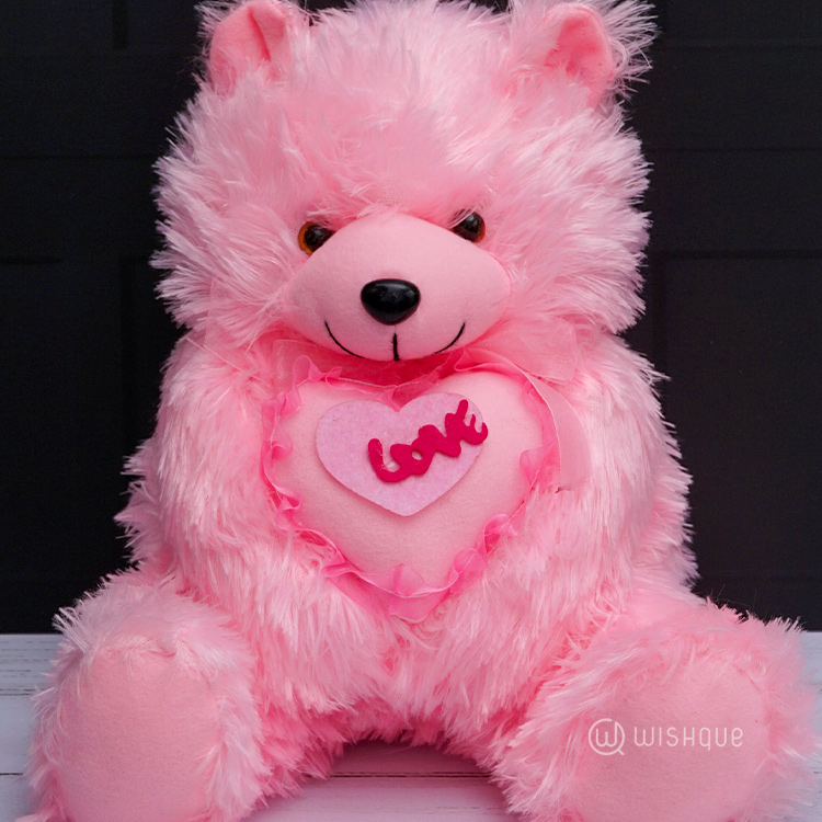 Pink Love Teddy