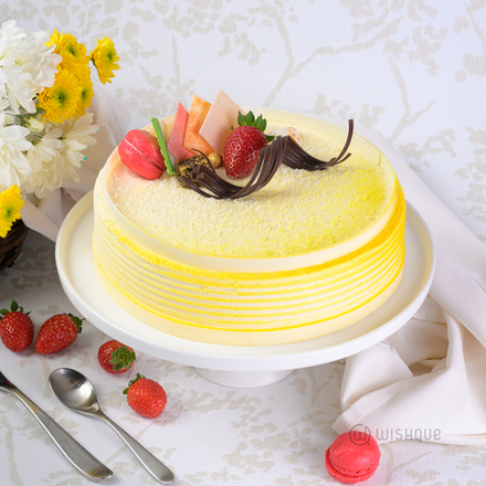 Hilton Butter Icing Covered Ribbon Cake