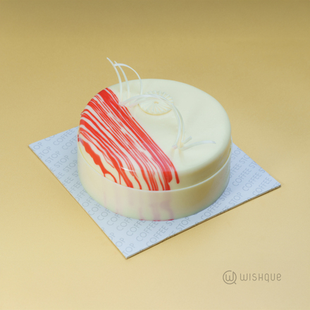 Vanilla Strawberry Frosty Cake