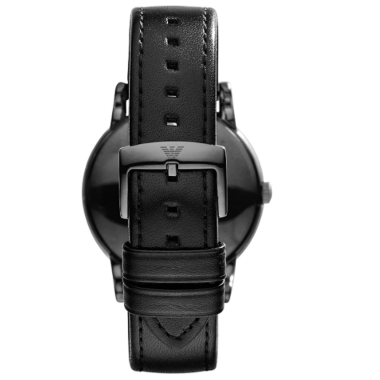 Emporio Armani Men's AR1732 Dress Black Leather Watch