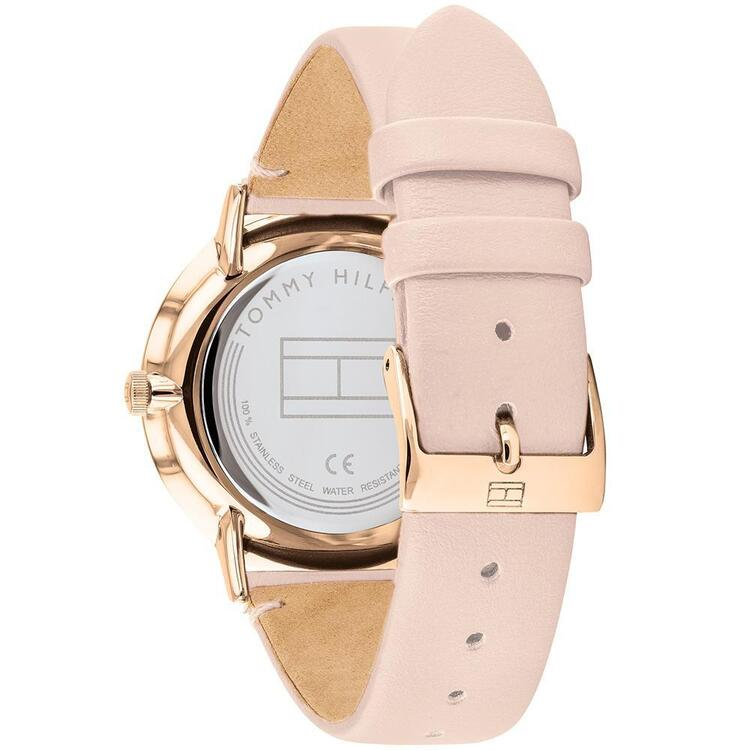 Tommy Hilfiger Multifunction Blush Pink Leather Ladies Watch 1782071