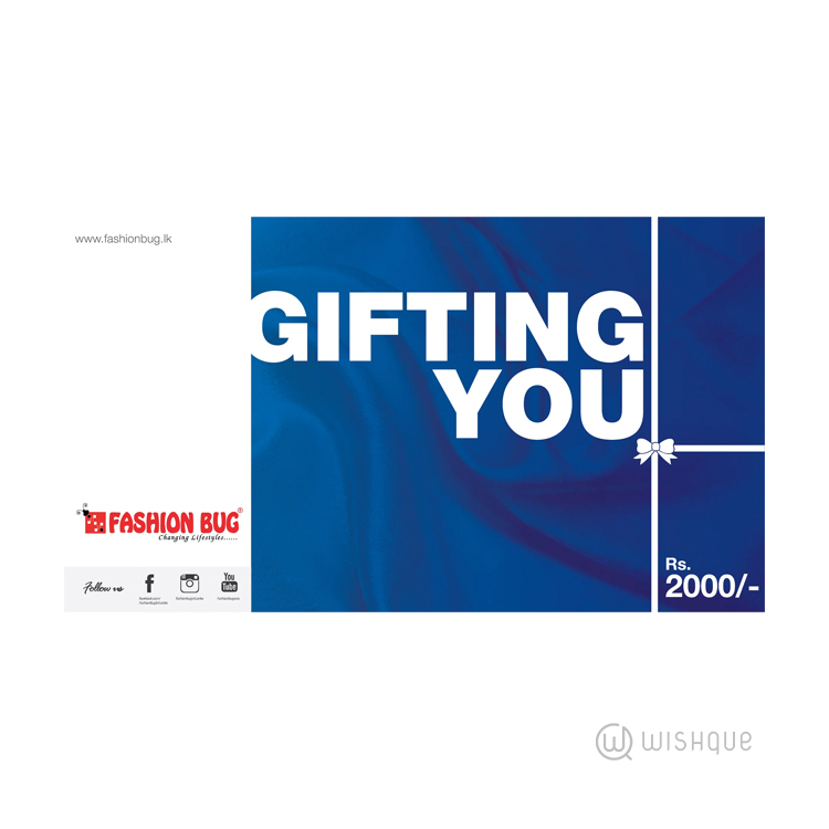 Fashion Bug Gift Voucher