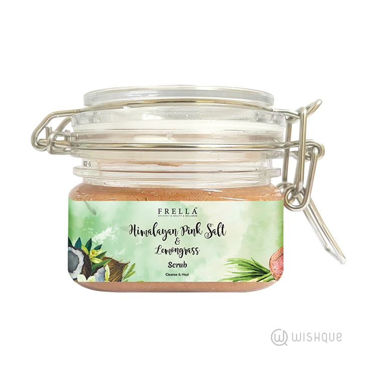 Frella Himalayan Pink Salt & Lemongrass Scrub