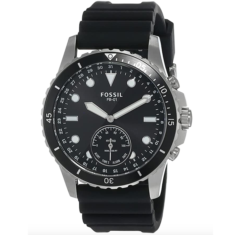 Fossil Hybrid Smartwatch Black Silicone FTW1302 Wishque Sri Lanka's