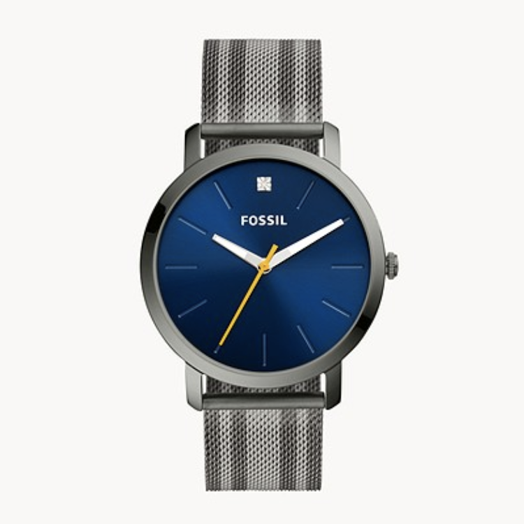 Fossil Lux Luther ThreeHand TwoTone Stainless Steel Men's Watch