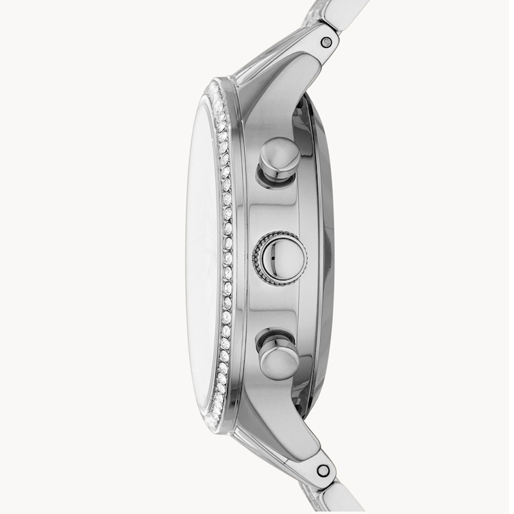 Fossil Hybrid Smartwatch Suitor Silver 