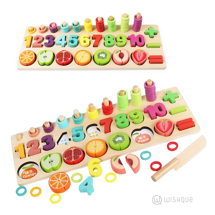 Stacker & Matching Puzzle Educational Wooden Toy