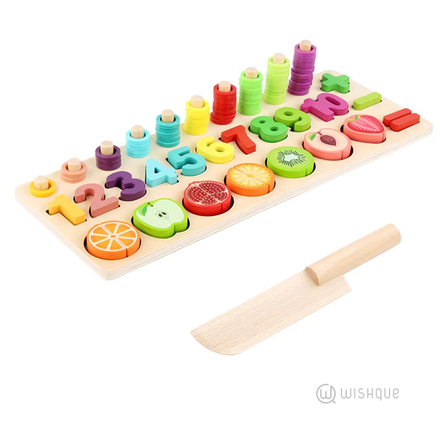 Stacker & Matching Puzzle Educational Wooden Toy