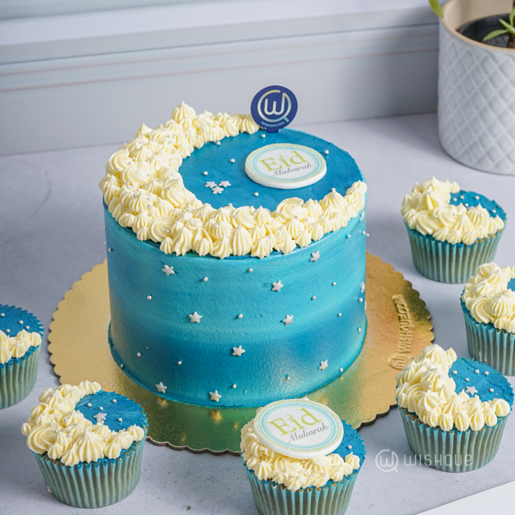 Eid Mubarak Chocolate Cake