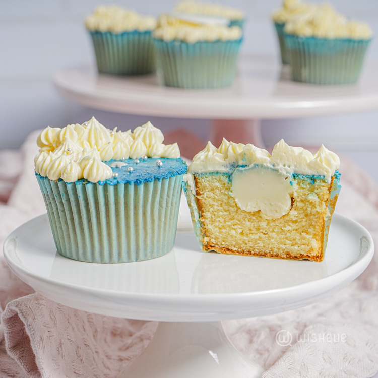 Eid White Chocolate Vanilla Cupcake Box of 6