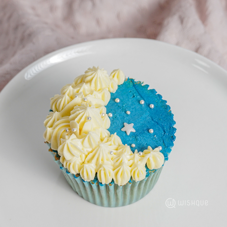 Eid White Chocolate Vanilla Cupcake Box of 6